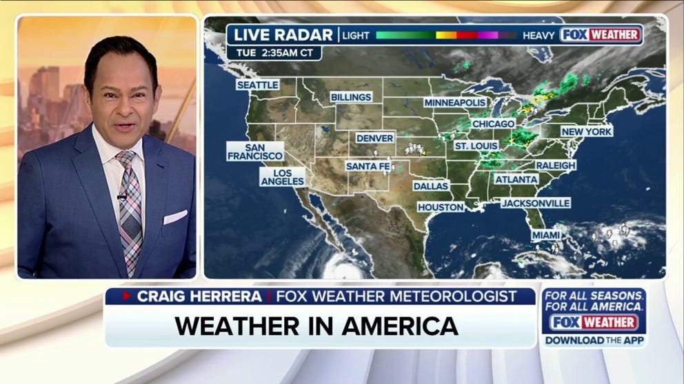 FOX Weather has you covered with the breaking forecasts and weather news headlines for your Weather in America on Tuesday, Oct. 7, 2025. Get the latest from FOX Weather Meteorologist Craig Herrera.