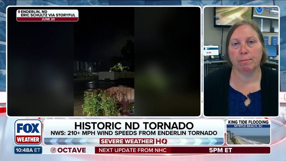 National Weather Service Grand Forks Meteorologist Melinda Beerends joins FOX Weather to talk about the investigation into the EF-5 tornado. The NWS used extensive wind analysis to determine the tornado had winds stronger than 200 mph.  