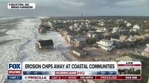 Years of beach erosion chipping away at barrier islands