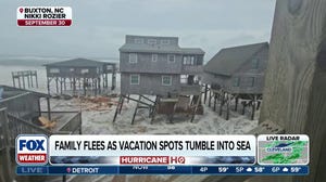 Family vacationing in Outer Banks witnesses collapse of multiple homes