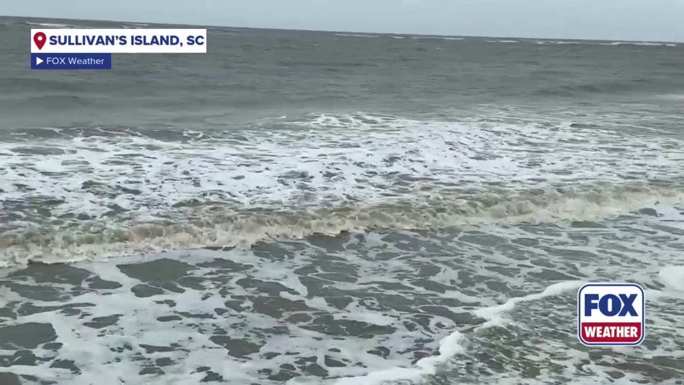 As high tide approached on Thursday morning, videos showed the water creeping up to the beach. A Coastal Flood Warning is in effect until Friday afternoon. Carolinians are on alert for flooding and more impacts from a Nor'easter this weekend. 