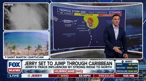 Tropical Storm Jerry set to jump through the Caribbean