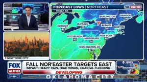 Fall nor'easter targets the east coast