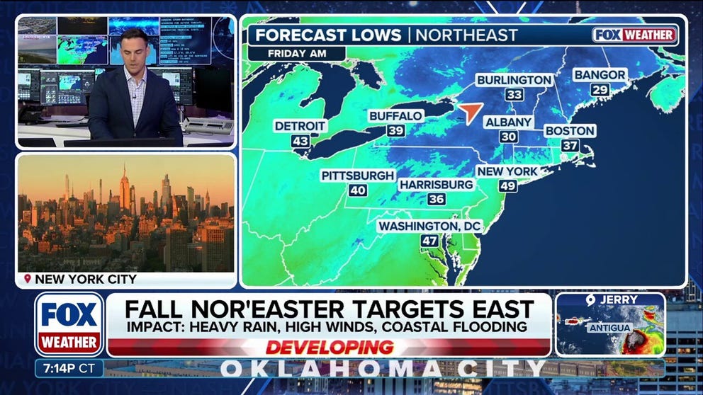 FOX Weather Meteorologist Steve Bender breaks down everything you need to know for the nor'easter anticipated to slam the eastern U.S. this weekend, with heavy rain, high winds, and coastal flooding expected.