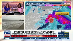 Nor'easter set to pummel Atlantic Seaboard from Carolinas to New England through the weekend