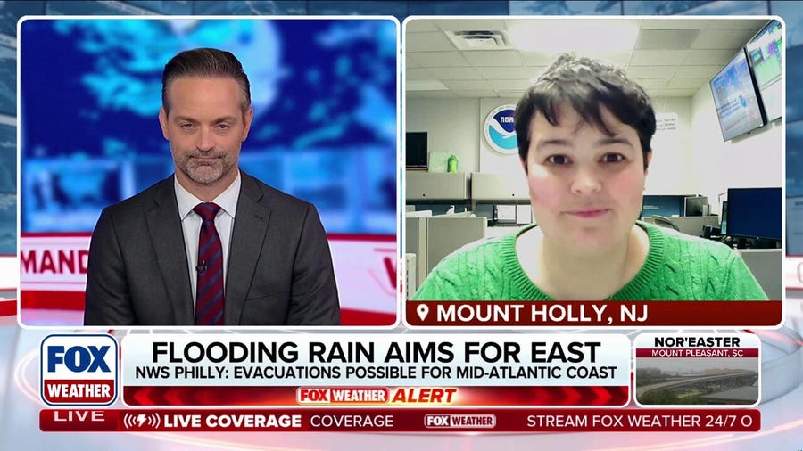 New Jersey on high alert for major coastal flooding from budding nor'easter