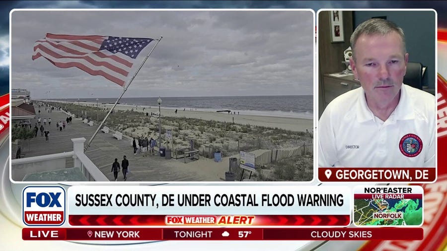 NOR'EASTER PREPARATIONS: East Coast braces for high winds, coastal flooding and heavy rain as the fall nor'easter approaches