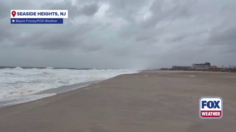 Nor'easter creates big waves in Seaside Heights