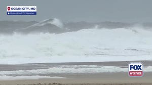 Nor'easter kicks up nasty surf, high winds in Maryland