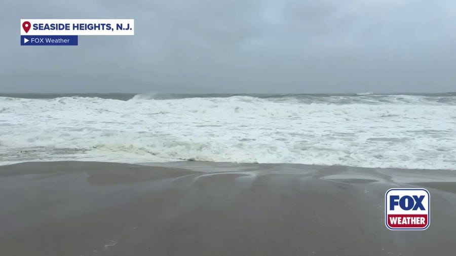 Watch: Ocean rages as high tide arrives in Seaside Heights