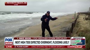 Delaware beach community told to evacuate during nor'easter flooding 