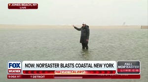 Nor'easter inundates south shore of New York's Long Island 