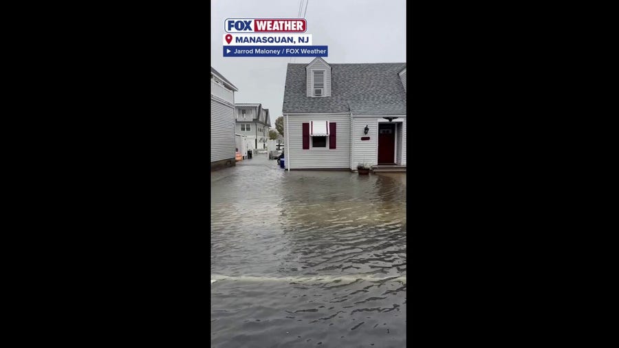 Impacts from the nor'easter on coastal communities in New Jersey