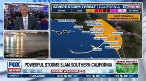 Powerful storms slamming southern California