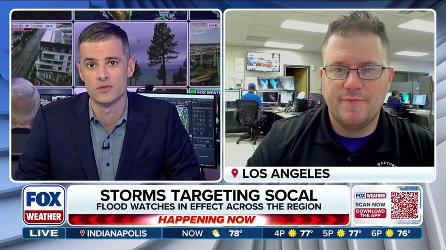 Powerful storms target parts of California