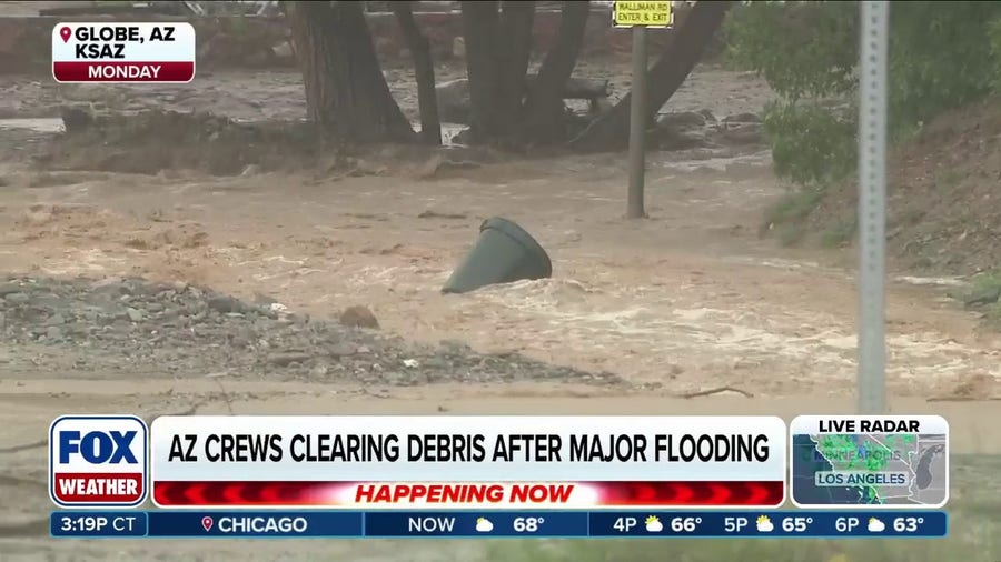 Major flooding prompts evacuations in Globe, Arizona