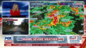 Severe storms threaten the Ozarks and Mississippi River Valley.