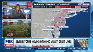Storms racing into Northeast, bringing heavy rain and gusty winds 