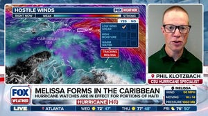 Tropical Storm Melissa forms, prompting hurricane watches in the Caribbean