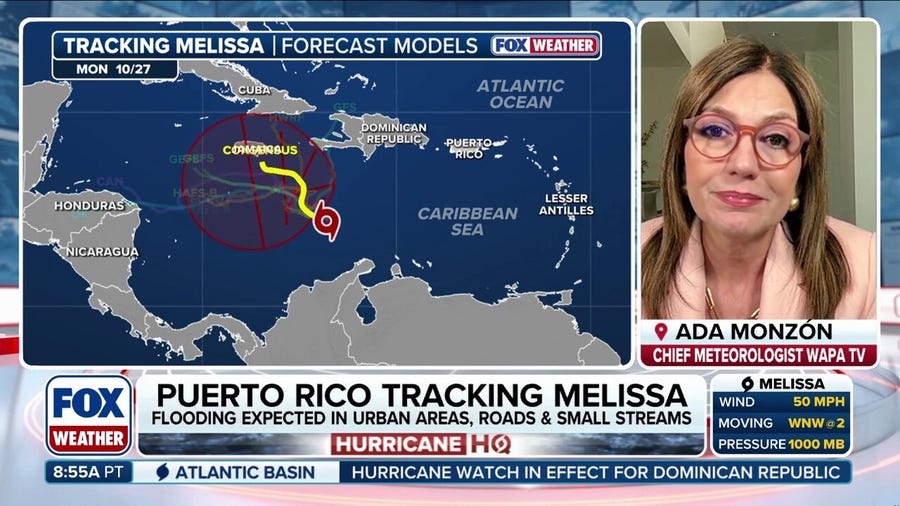 Puerto Rico Tracking Melissa For Potential Impacts