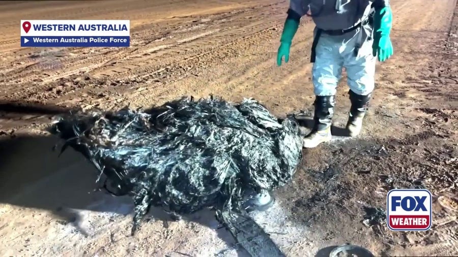Watch: Suspected space junk found burning at mine site in Australia
