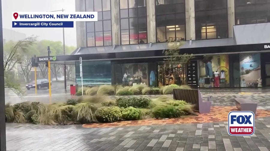 Storm blows through New Zealand capital