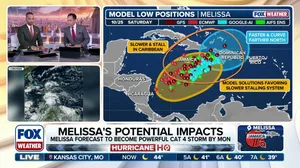 Tropical Storm Melissa forecast to become Category 4 storm, to bring days of rain to Caribbean