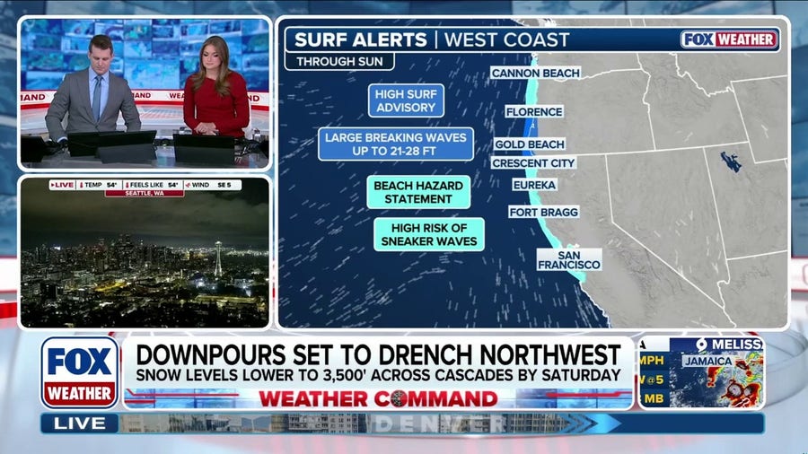 Atmospheric river to drench Pacific Northwest this weekend