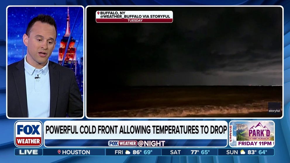 A low-pressure system over the Great Lakes region is triggering the development of lake-effect rain bands across the eastern sides of lakes Michigan, Erie and Ontario. Detroit, Cleveland and Buffalo, New York also waves of rain showers and even some severe weather Wednesday. This wet weather pattern will last through Thursday. 