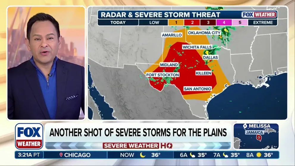 Another round of severe weather will rake across west Texas and the southern Plains Friday and into the weekend. Hail and tornadoes will be possible in west, central and north Texas Friday. Storms will expand into the Ark-La-Tex region Saturday bringing an increased risk of flash flooding as several rounds of storms move over the same area.