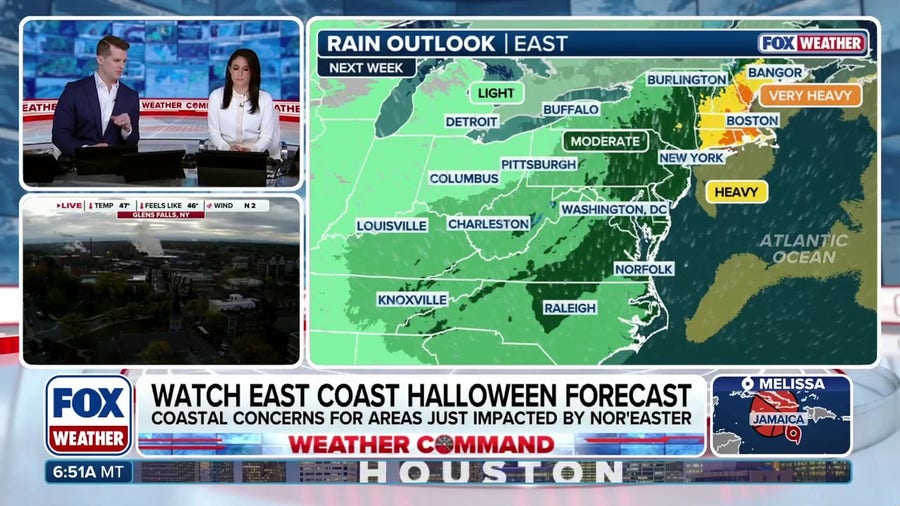 Early signs point to potentially stormy Halloween along the Northeast