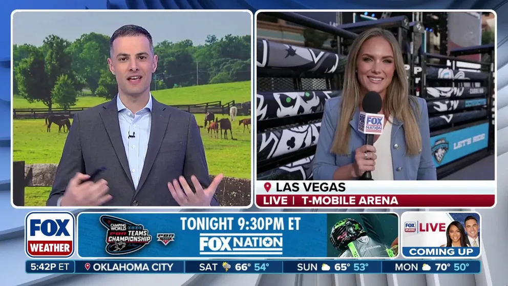 Kate Harrison joins FOX Weather to discuss the highly anticipated PBR Friday Night Live Championship, starting at 9:30 p.m. on Oct. 24 exclusively on FOX Nation.