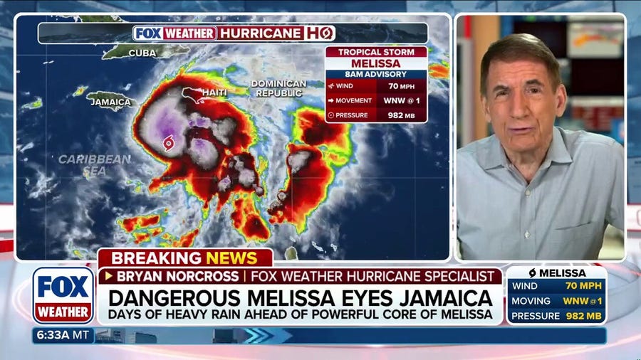 Bryan Norcross on potential Melissa impacts on Jamaica