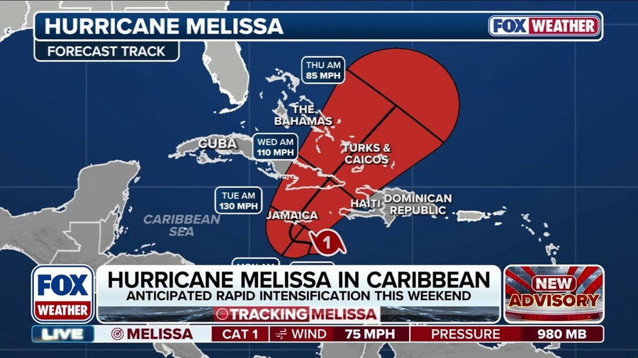 Melissa becomes a hurricane ahead of Jamaica landfall