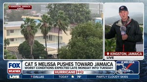 FOX Weather Correspondent Robert Ray in Jamaica ahead of Hurricane Melissa's landfall 