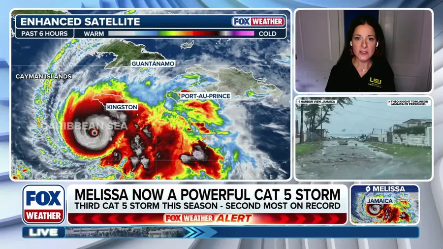 Hurricane Melissa moves closer to Jamaica