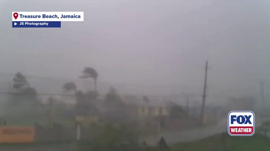 Hurricane Melissa's 185 mph winds blast Treasure Beach, Jamaica