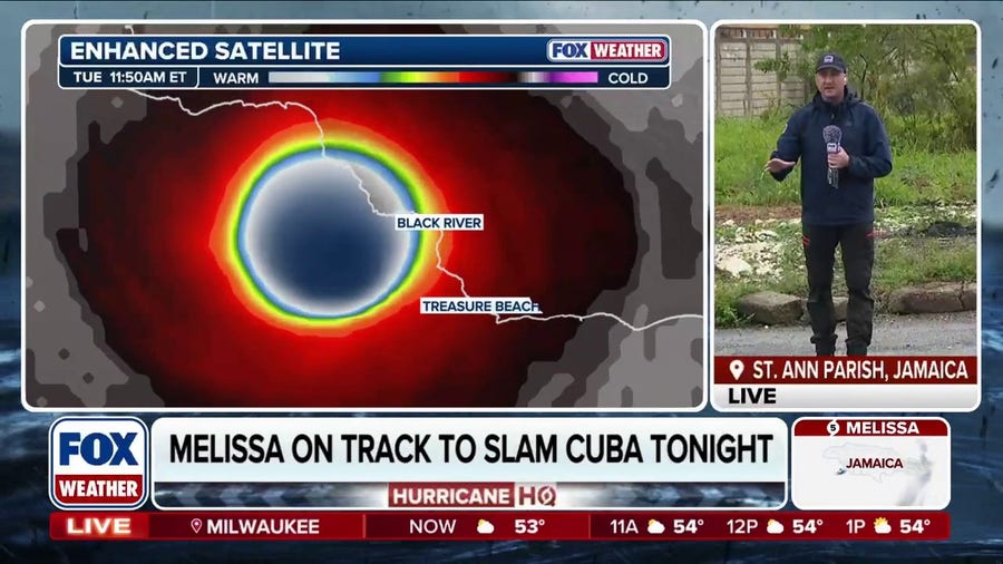 Unsurvivable conditions from Melissa begin on Jamaica