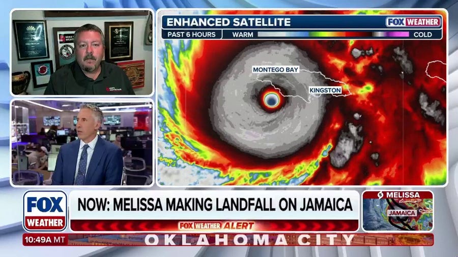 'Worse case scenario': Storm chaser Mike Boylan tracking Hurricane Melissa