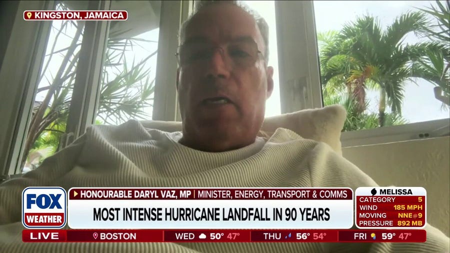 Jamaica's Hon. Daryl Vaz shared updates on Melissa preparations and impacts