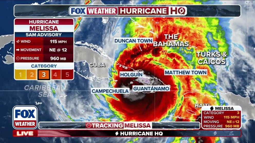 Hurricane Melissa made its second landfall in Cuba on Wednesday morning just hours after slamming into Jamaica as one of the most powerful hurricanes on record. FOX Weather Meteorologists Craig Herrera and Haley Meier break down the latest forecast on Oct. 29, 2025.