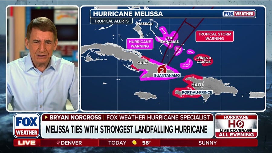 Bryan Norcross: Historic Hurricane Melissa sets sights on Bahamas