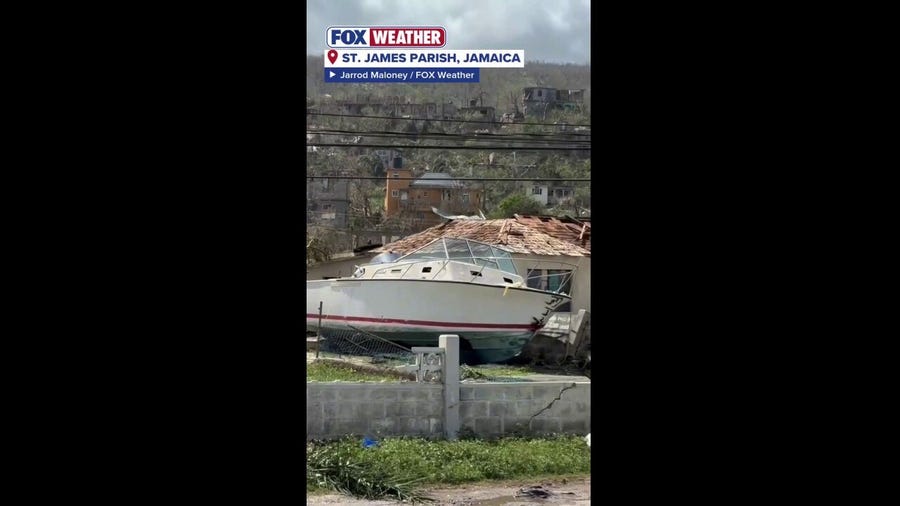 Widespread damage throughout Jamaica