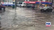 1 person dies after getting trapped inside flooded basement after flash flooding swamps New York City area