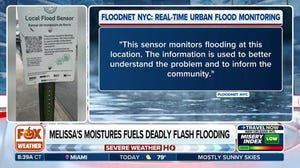 Network of flood sensors monitor flooding in New York City in real time