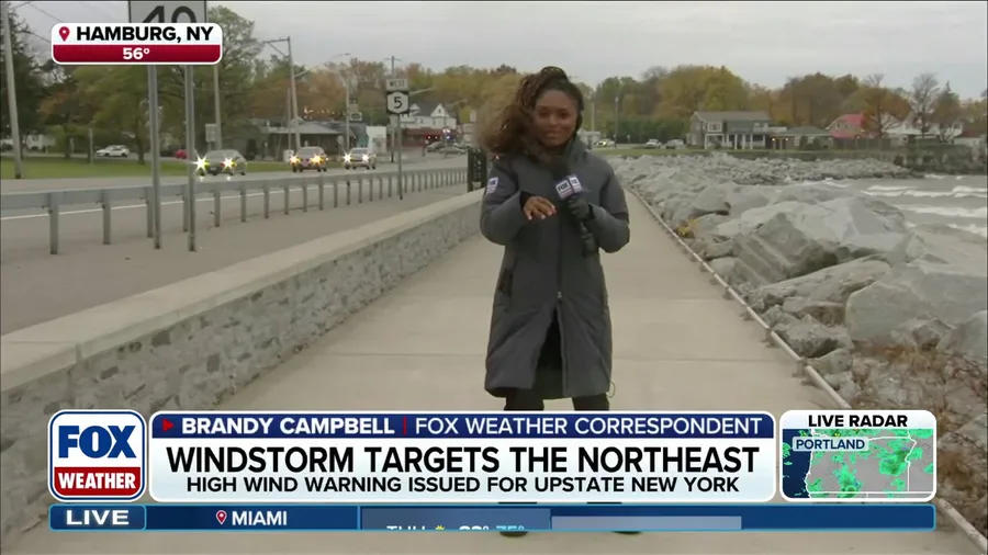 Windstorm takes aim at Northeast as gusts pummel coastline