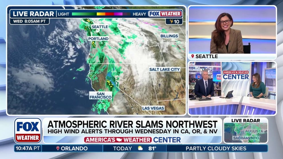 Powerful atmospheric river soaks Pacific Northwest | Latest Weather ...