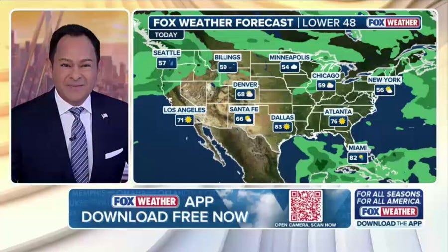 Weather in America: November 6, 2025