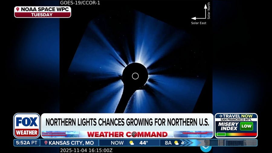 Strong geomagnetic storm watch issued, chance for Northern Lights growing in US