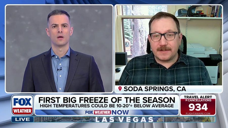 WINTER IS COMING ❄️: Dr. Andrew Schwartz joined FOX Weather from UC Berkeley's Central Sierra Snow Lab, which saw some of its first seasonal snowfall earlier this week thanks to a powerful atmospheric river. 